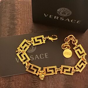 Versace Gold Greca Warm Gold Bracelet